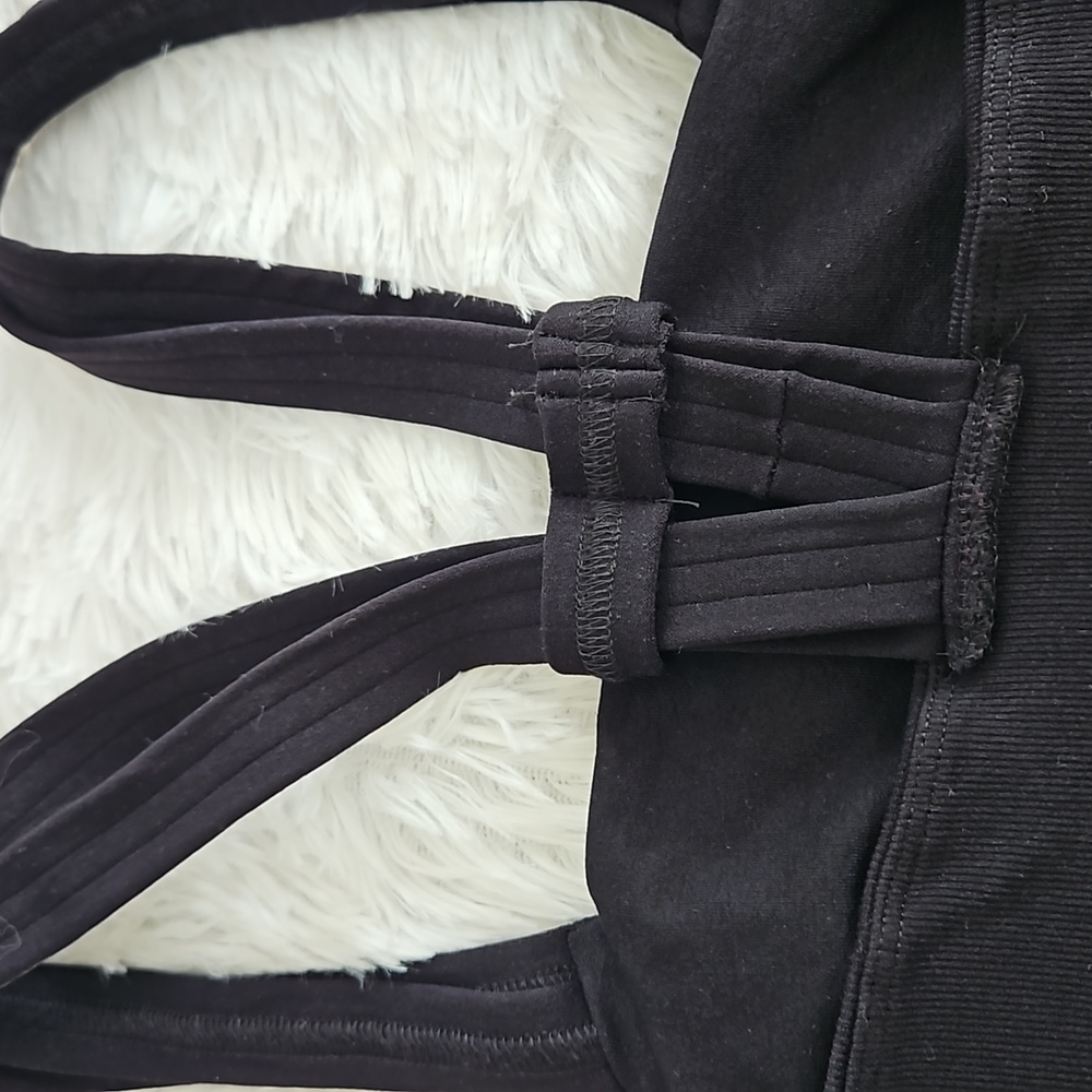 32. Free People Movement One the Radar Longline Bra Black - Picture 4 of 10